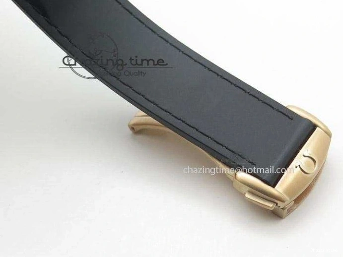 0522 Planet Ocean Professional Rose Gold Liquid Metal V6F 42mm On Black Rubber Strap A Vibrant 8266
